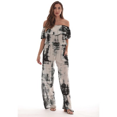 Riviera Sun Rayon Crepe Tie Dye Jumpsuit