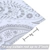 Paisley Floral Kitchen Tier Curtains for Bathroom Cafe Bedroom - 4 of 4