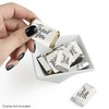 Big Dot of Happiness Champagne Elegantly Simple - Mini Candy Bar Wrapper Stickers Party Small Favors 40 Ct - 2 of 4