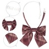 INSPIRE CHIC Women's Pre-tied Colorful Plaid Elastic Strap Party Costume Bow Ties - 3 of 4