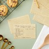 Juvale Recipe Cards Double Sided, 60-Pack Bulk Vintage Index Cards 4x6 for Cooking and Kitchen Organization, Restaurants, Cafes, Diners, Recipes - 2 of 4