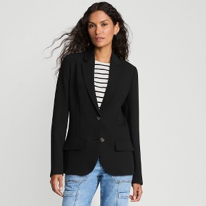 Lands' End Women's Crepe Blazer - 1 of 4