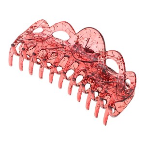 Unique Bargains Fashion Corrugated Edge Hair Clips Hairdo Clip 1 Pc - 1 of 4