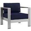 Modway Shore Outdoor Patio Aluminum Armchair - 2 of 4