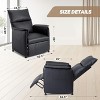 GustoWave Power Recliner Chair with Massage and Heat, Adjustable Single Recliners Sofa, Home Theater Seating ＆Armchair - 2 of 4