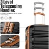 Paaaawaters Luggage Sets 3 Piece 20 Inch Suitcase Set, ABS+PC Hardshell Lightweight Travel Luggage - 3 of 4