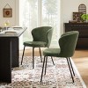 Art Leon Modern Armless Chairs (Set of 2) - 3 of 4