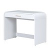Okak 39" Makeup Vanity Table with Touch Screen Mirror, Space Saving Dressing Table with Drawer for Apartment/Bedroom - 3 of 4