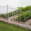 Munora 5-Panel Metal Garden Fence - 36"(L)×39"(H) Decorative No-Dig Barrier with Gate - Rustproof Animal/Dog Border for Yard, Patio, Outdoor - 2 of 4