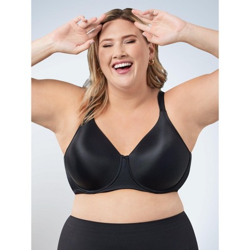 Leading Lady The Brigitte Full Coverage Wirefree - Molded Padded Seamless  Bra In Black, Size: 40g : Target