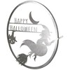 Northlight Silver Flying Witch Happy Halloween Wall Sign - 17" - 4 of 4