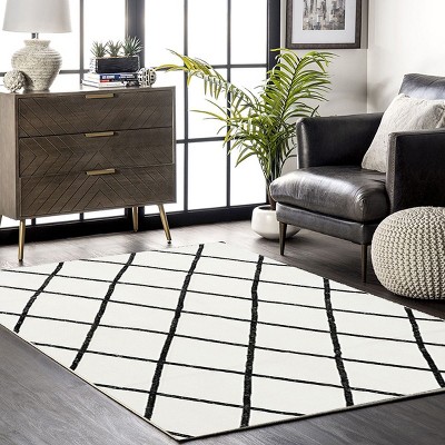 YEERSWAG Moroccan Style Floor Carpet Area Rug 63 x 31.5" Non-Slip Hallway Runner Living Room Decor