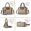 Women Tote Bags Ladies Satchel Shoulder Bag Retro Top Handle Hobo Purse - 4 of 4
