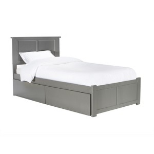 Platform Bed with Drawers - Modern Storage Bed Frame - Mattress Ready - Includes Turbo Charger - 1 of 4