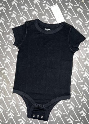 Toddler Kids' Short Sleeve Bodysuit - Cat & Jack™ Black 4t : Target