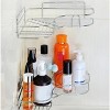 Racxily Corner Shower Caddy Shelves, Wall Mounted Basket Rack, Bathroom Organizers, Stainless Storage Racks - 4 of 4