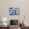 Art Remedy Gold over Blue Blue Abstract Wall Art Unframed - 2 of 4