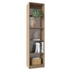 Slim Vertical Bookshelf with MDF Open Shelves and Modern Design for Apartments or Hallways-3irtyhousy - 3 of 4