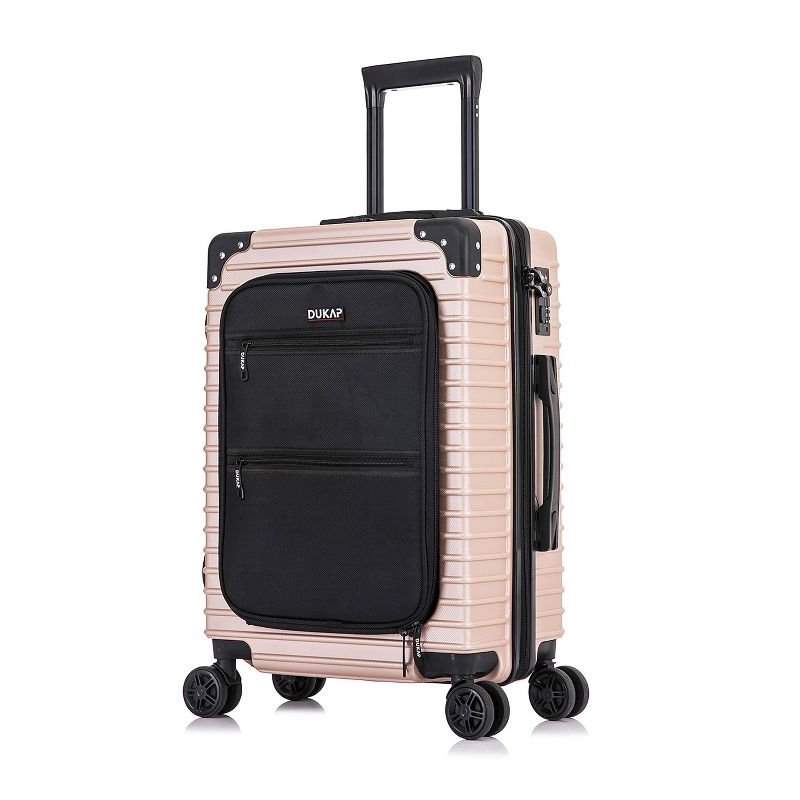 DUKAP Tour Lightweight Hardside Carry On Suitcase with Integrated USB Port , 1 of 11
