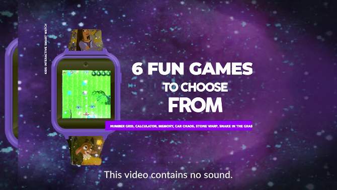 Girls&#39; Disney Wish Interactive Watch - Purple, 2 of 7, play video