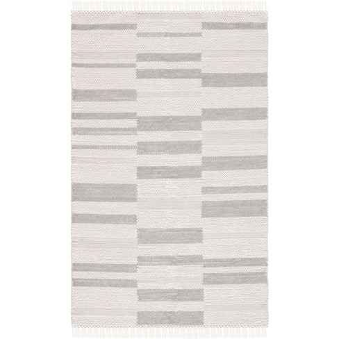 Natura Nat225 Power Loomed Area Rug - Ivory/gray - 6'x9' - Safavieh ...