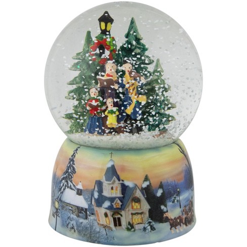 Northlight Christmas Carolers Winter Scene Musical Snow Globe - 6