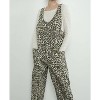 Women's Leopard Print Jumpsuit - Aaron & Amber - 4 of 4