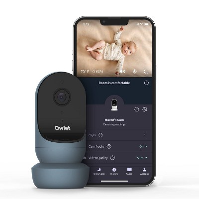  Owlet Cam Video Baby Monitor - Smart Baby Monitor with Camera  and Audio - Stream 1080p HD Video with Night Vision, 4X Zoom, Wide Angle  View, with Sound and Motion Notifications 