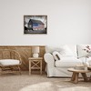 Stupell Industries Black & White Barn with American Flag Floating Frame Canvas Art - 3 of 4