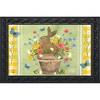 Briarwood Lane Spring Doormat 30x18 Indoor Outdoor Flowerpot Bunny For Spring Doormat - 2 of 4