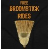 Free Broomstick Rides Halloween Witch Men's Crewneck Sweatshirt Brisco Brands - 2 of 4