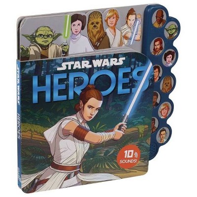 Star Wars: 10-Button Sound: Heroes - (10-Button Sound Books) by  Editors of Studio Fun International (Board Book)