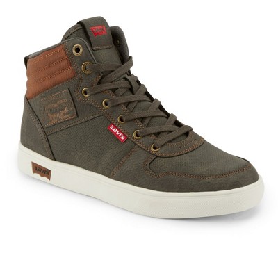 levis bass mid sneakers