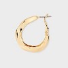 Twisted Hoop Earrings - Universal Thread™ Metallic Gold: Nickel-Free Clip-In Clasp, Lightweight 1" Design - 3 of 3
