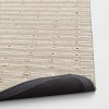 Woven Striped Flatweave Rug Black/Cream - Threshold™ - 4 of 4