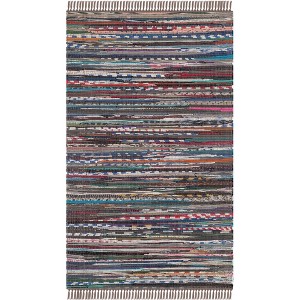 Rag Rug RAR121 Hand Woven Indoor Rugs - Safavieh - 1 of 4