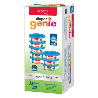 Playtex Baby Diaper Genie Diaper Disposal Pail System Refills 8pk