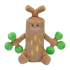 Pokemon Center: Sitting Cuties: Sudowoodo Plush # 185 -  Generation 2 - 6 In - 1 of 2