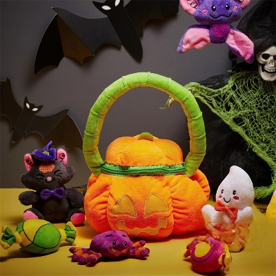Joyfy 8 Pcs Baby's Pumpkin Halloween Playset, Fun Play Toys Goodie Bags Stuffers Fillers, Halloween Theme Decoration, Kids Party Favor Supplies
