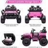 24V Kids Ride On Truck with Remote Control, 2 Seater Electric Car for Toddlers, 15.5" All-Terrain Wheels & 20" Seat - 2 of 4