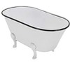 Cheung's Lavande Metal Tub Decor - Small - White - 3 of 4