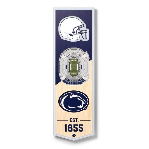 ST14 Penn State PSU Holiday 17" Christmas Stocking NCAA Team Colors Logo 