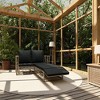 vidaXL Patio Lounge Set, 2-Piece Outdoor Furniture Kit with Cushions, Weather-Resistant and Waterproof PE Rattan, Modular and Lightweight - 2 of 4