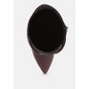 Knocturn Croc Textured Over The Ankle Boots - 3 of 4