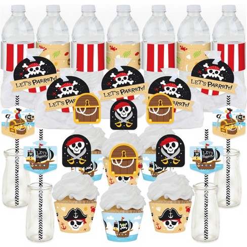 Big Dot Of Happiness Pirate Ship Adventures - Skull Birthday Party