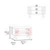 Coffee Table with Open Storage Shelf and Wide Top for Modern or Transitional Living Room Centerpiece - 3 of 4