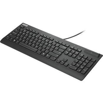 Lenovo Smartcard Wired Keyboard II-US English - Cable Connectivity - USB Interface - 105 Key - English (US) - PC, Windows - Plunger Keyswitch - Black