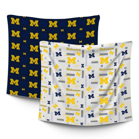 Ncaa Michigan Wolverines Home & Away Baby Blanket - 2pk : Target