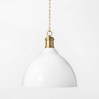 Large Metal Dome Pendant Brass - Threshold™ designed with Studio McGee