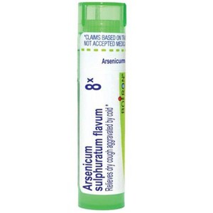 Arsenicum Sulphuratum Flavum 8X by Boiron Homeopathic Single Medicine For Cough, Cold & Flu  -  80 Pellet - 1 of 4